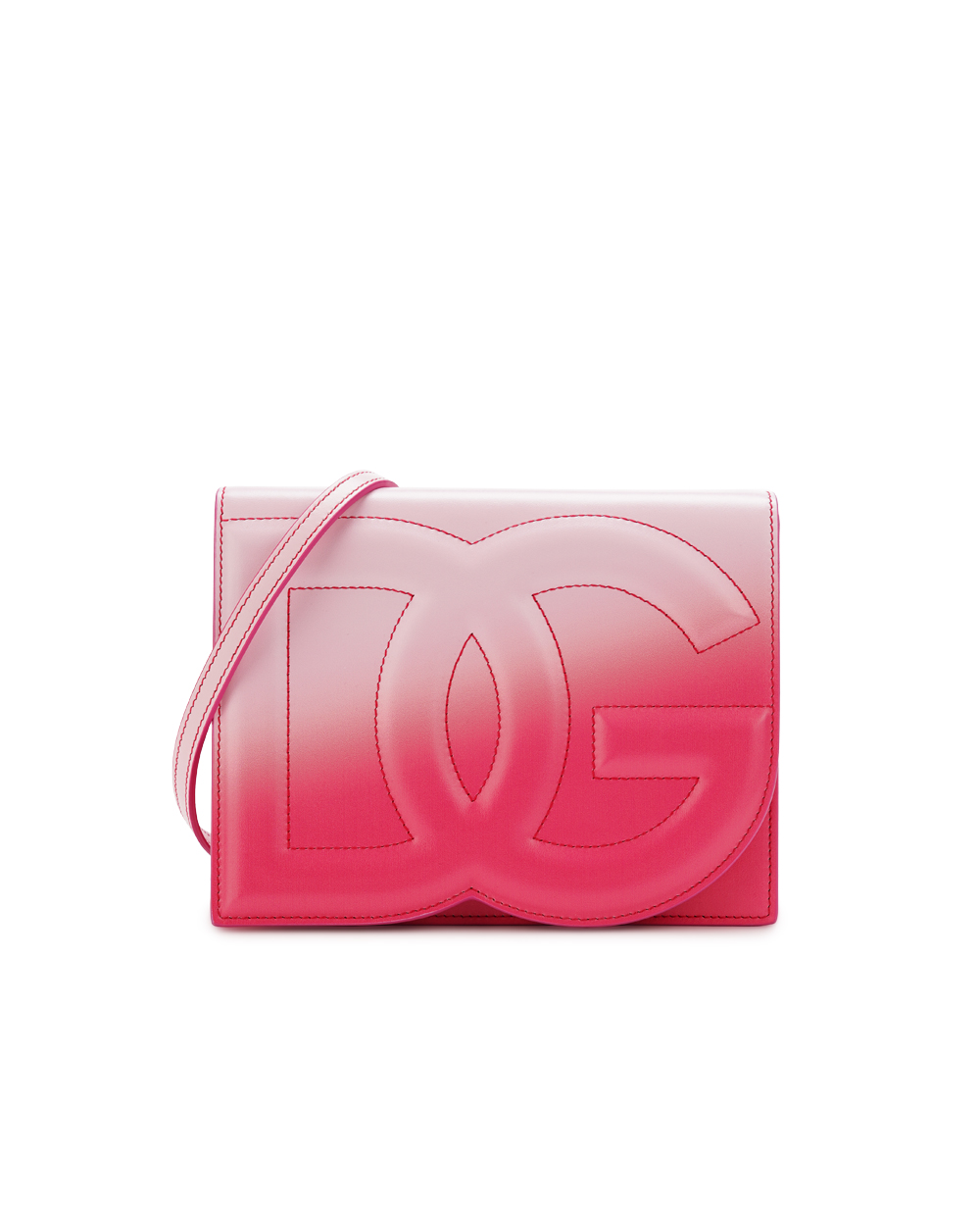 Кожаная сумка DG Logo Dolce&Gabbana BB7287-AS204, розовый цвет • Купить в интернет-магазине Kameron