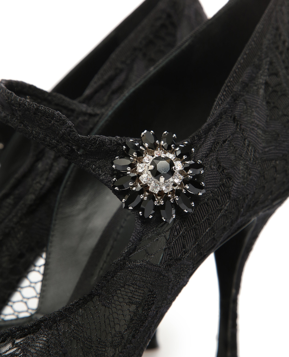Кружевные туфли Mary Jane Lori Dolce&Gabbana CD1292-AJ316, черный цвет • Купить в интернет-магазине Kameron