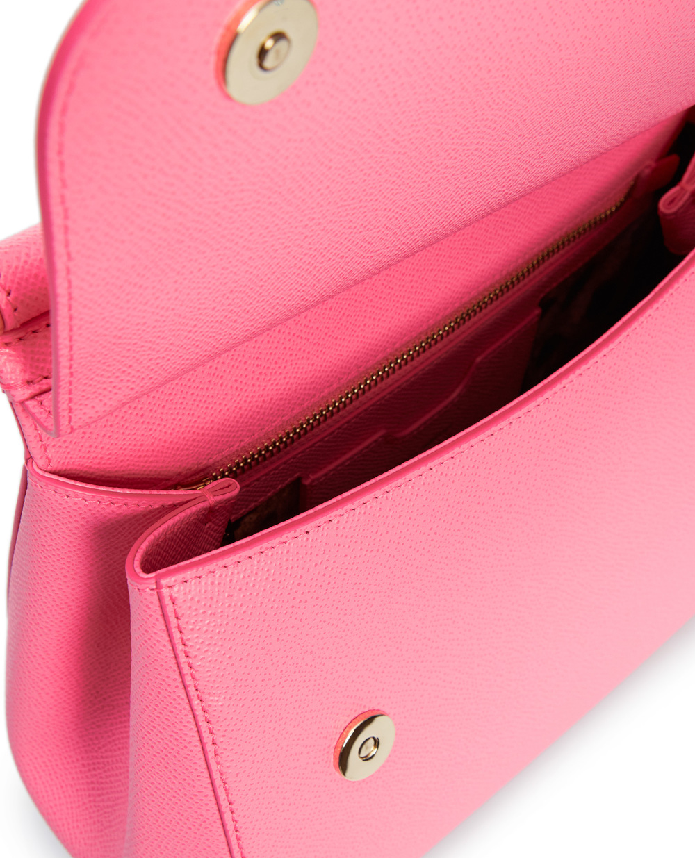 Кожаная сумка Dolce&Gabbana BB6002-A1001, розовый цвет • Купить в интернет-магазине Kameron