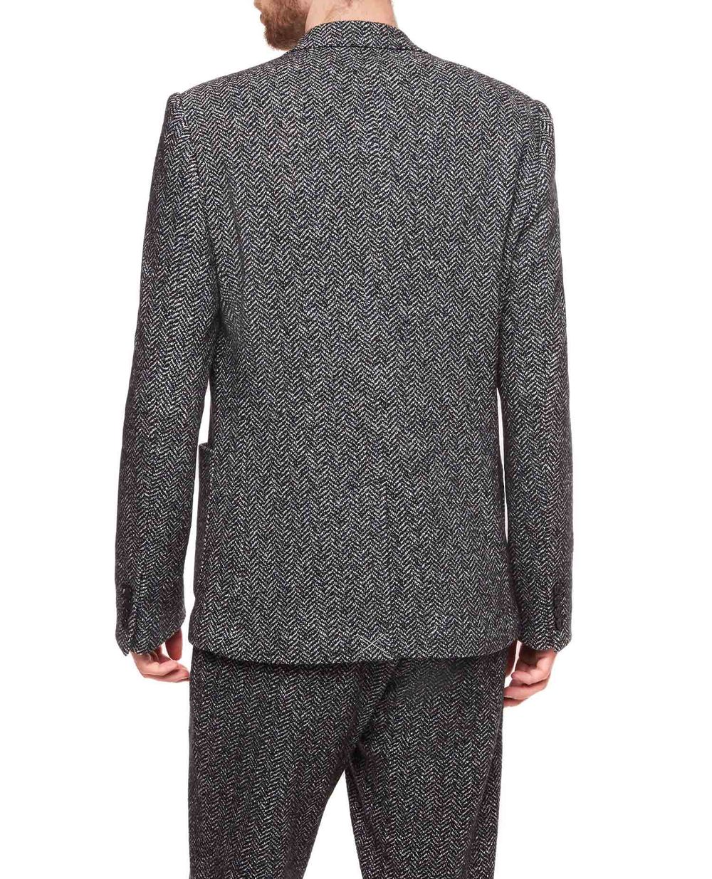 Шерстяной пиджак Dolce&Gabbana G2OW7T-FC7AR, серый цвет • Купить в интернет-магазине Kameron