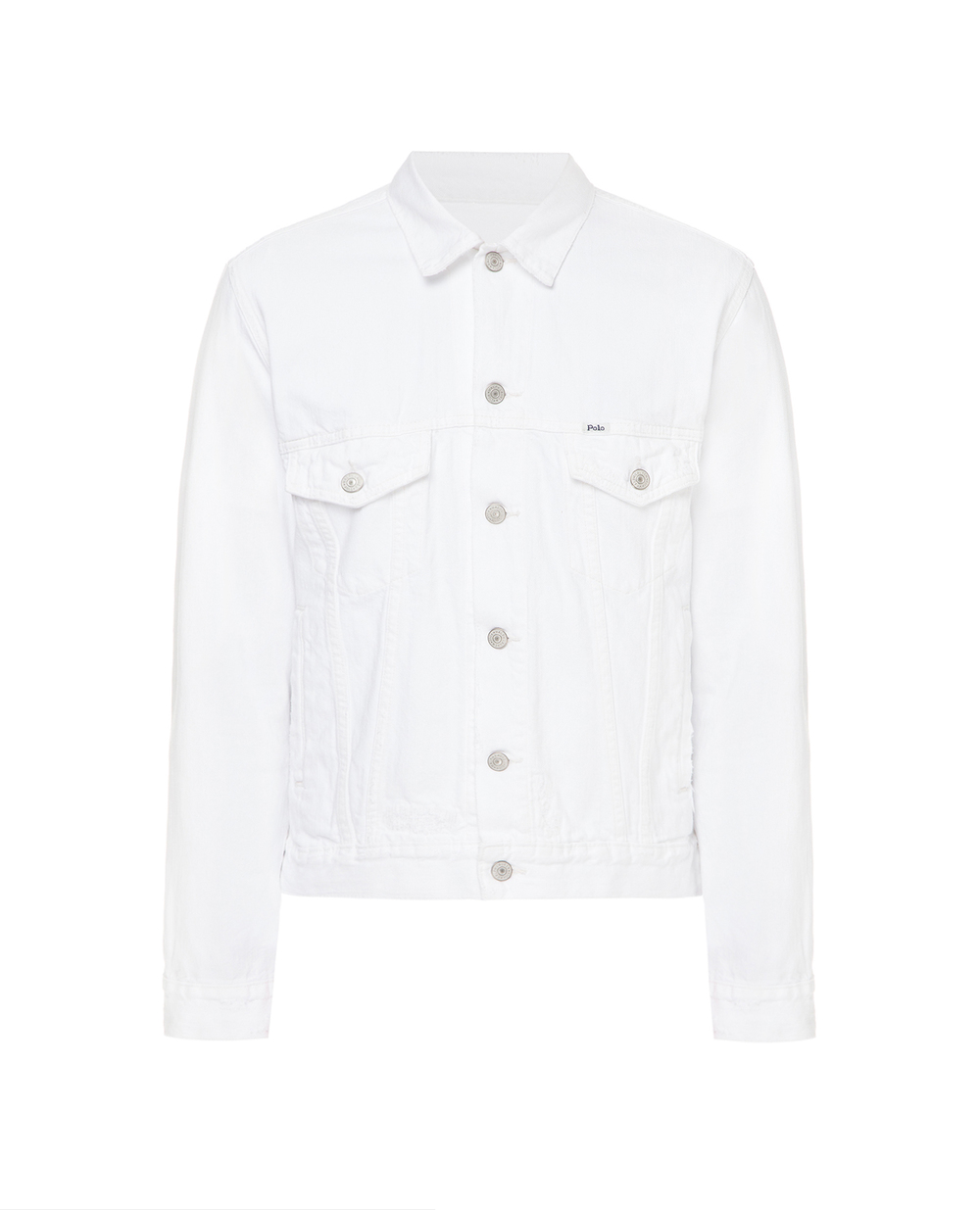 Джинсовая куртка Polo Ralph Lauren 710745781001, белый цвет • Купить в интернет-магазине Kameron