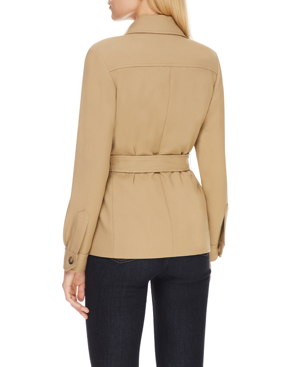 Шерстяное пальто Saint Laurent 648679-Y7B73, бежевый цвет • Купить в интернет-магазине Kameron