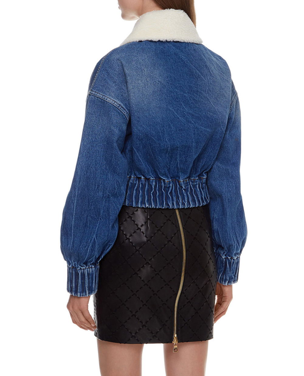 Джинсовая куртка Balmain UF18641D059, синий цвет • Купить в интернет-магазине Kameron