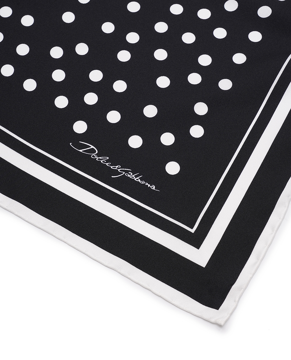 Платок Dolce&Gabbana FN092R-GDCF1, черный цвет • Купить в интернет-магазине Kameron