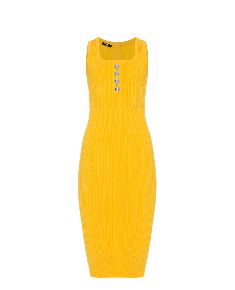 Платье Balmain TF06527K063, желтый цвет • Купить в интернет-магазине Kameron