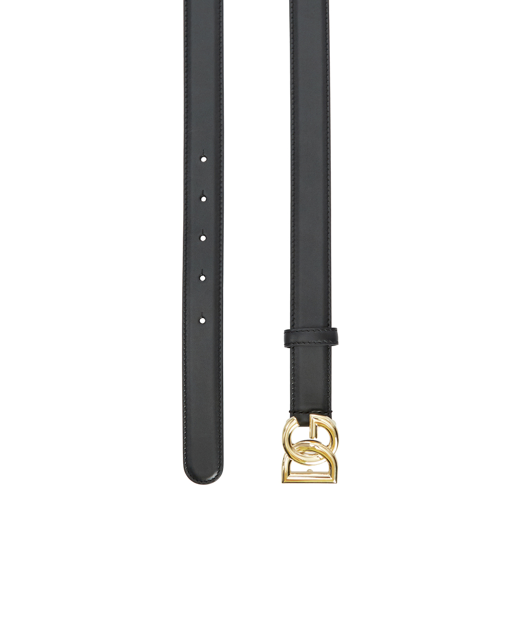 Кожаный ремень Dolce&Gabbana BE1447-AW070, черный цвет • Купить в интернет-магазине Kameron