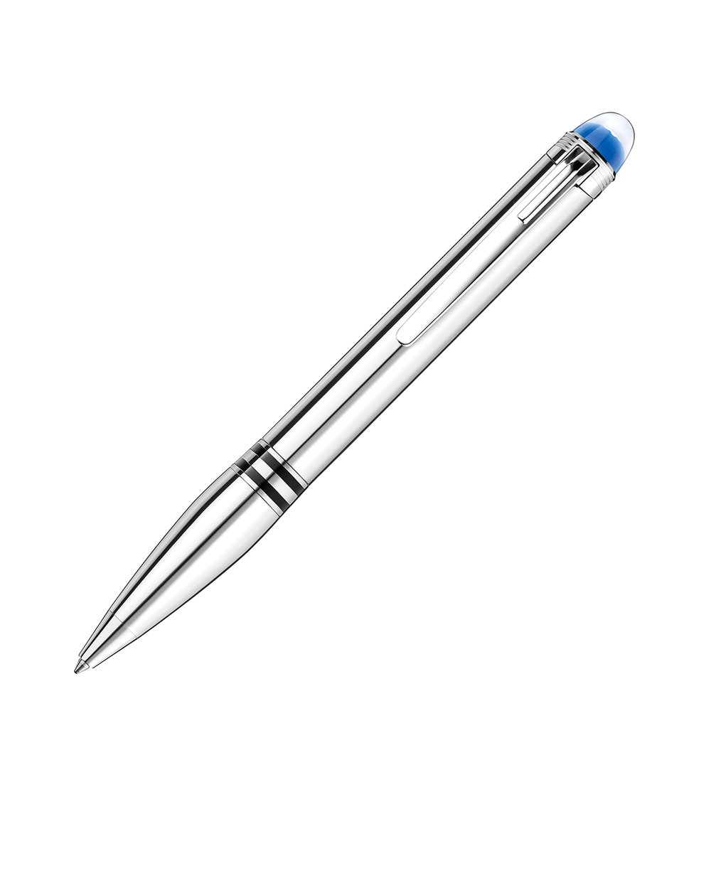Шариковая ручка Montblanc StarWalker Metal Montblanc 118877, серебряный цвет • Купить в интернет-магазине Kameron