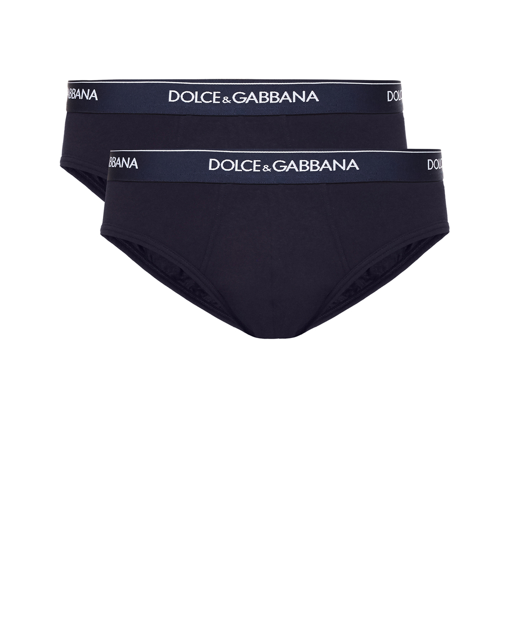 Слипы (2 шт) Dolce&Gabbana M9C03J-FUGIW, темно-синий цвет • Купить в интернет-магазине Kameron
