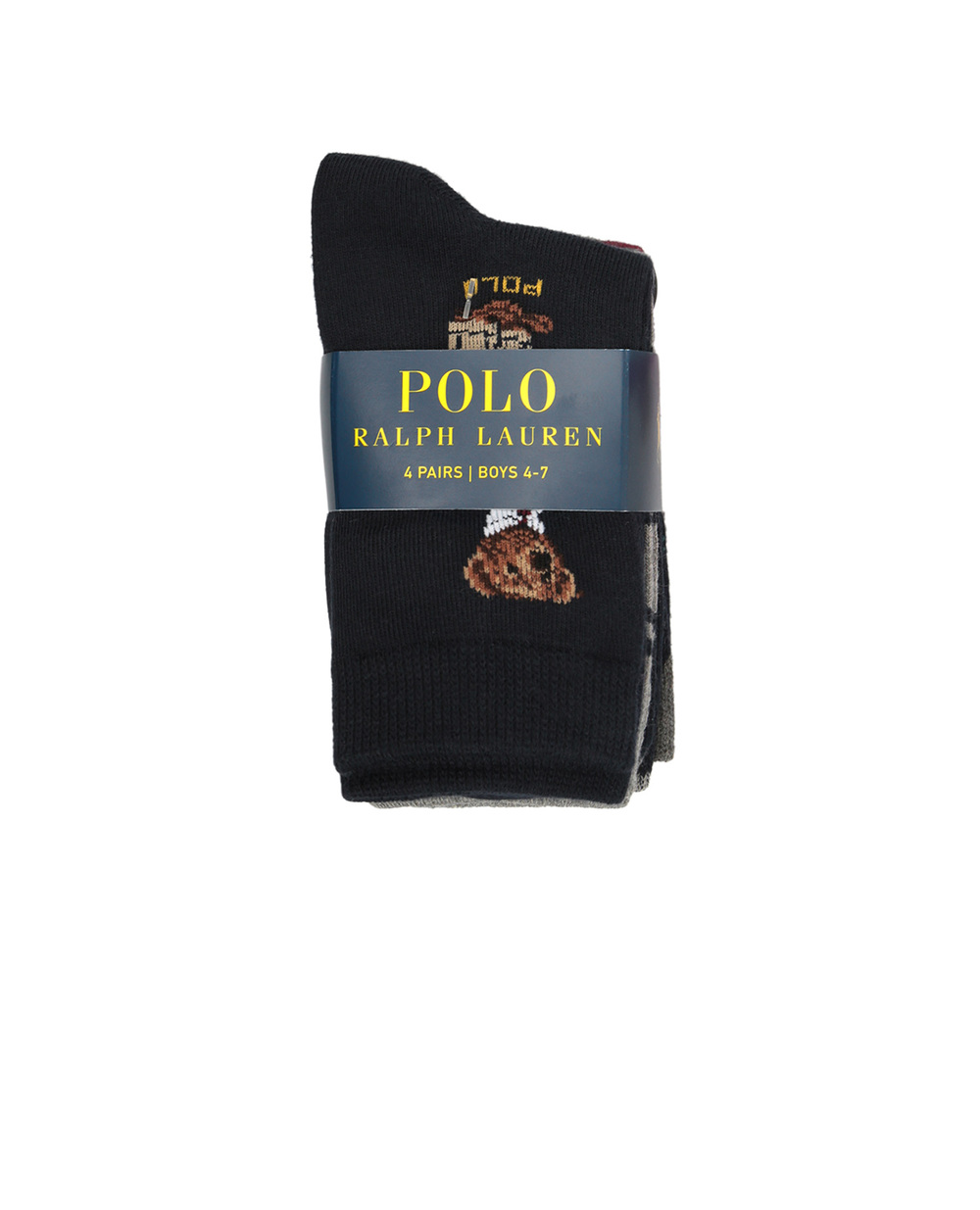 Шкарпетки (4 пари) Polo Ralph Lauren Kids 443822176001, різнокольоровий колір • Купити в інтернет-магазині Kameron