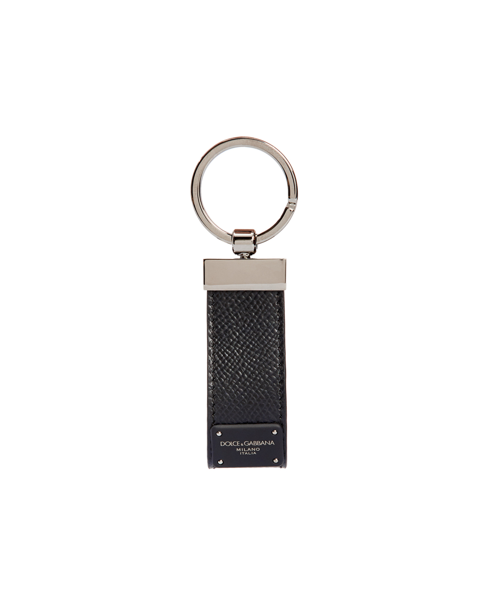 Кожаный брелок Dolce&Gabbana BP1371-AZ602, черный цвет • Купить в интернет-магазине Kameron