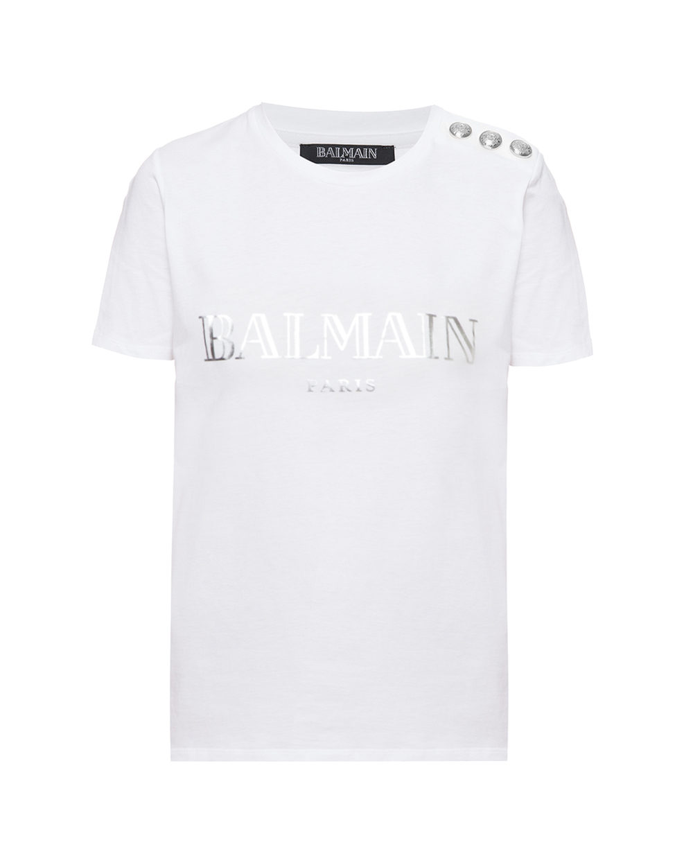 Футболка Balmain TF11350I366, білий колір • Купити в інтернет-магазині Kameron