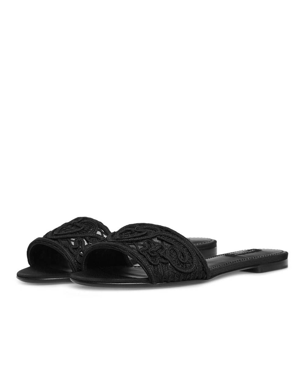 Мюли Dolce&Gabbana CQ0408-AX385, черный цвет • Купить в интернет-магазине Kameron