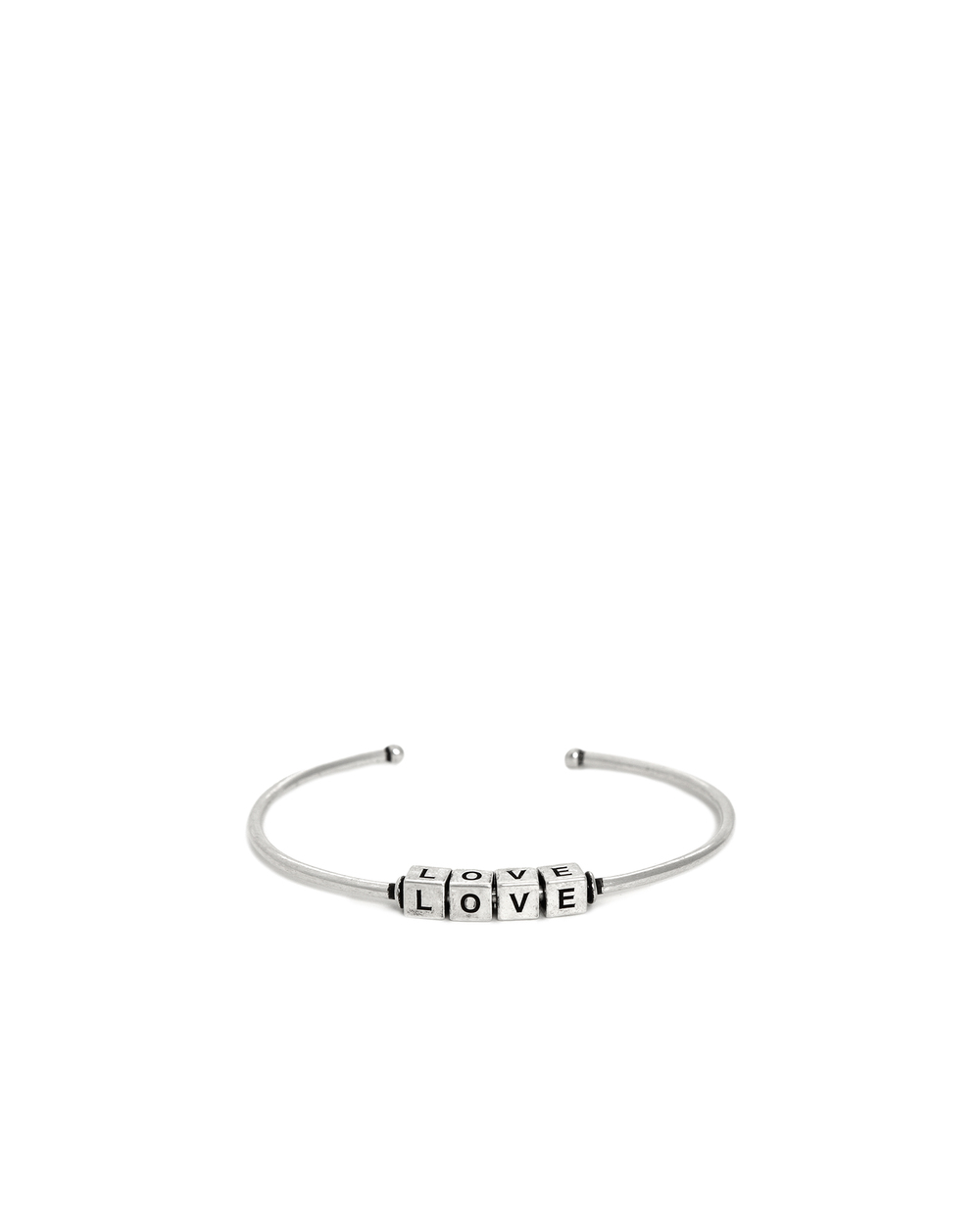 Браслет Saint Laurent 687185-Y1500, серебряный цвет • Купить в интернет-магазине Kameron
