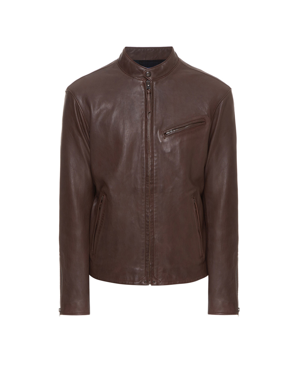 Шкіряна куртка Polo Ralph Lauren 710785313001, коричневий колір • Купити в інтернет-магазині Kameron