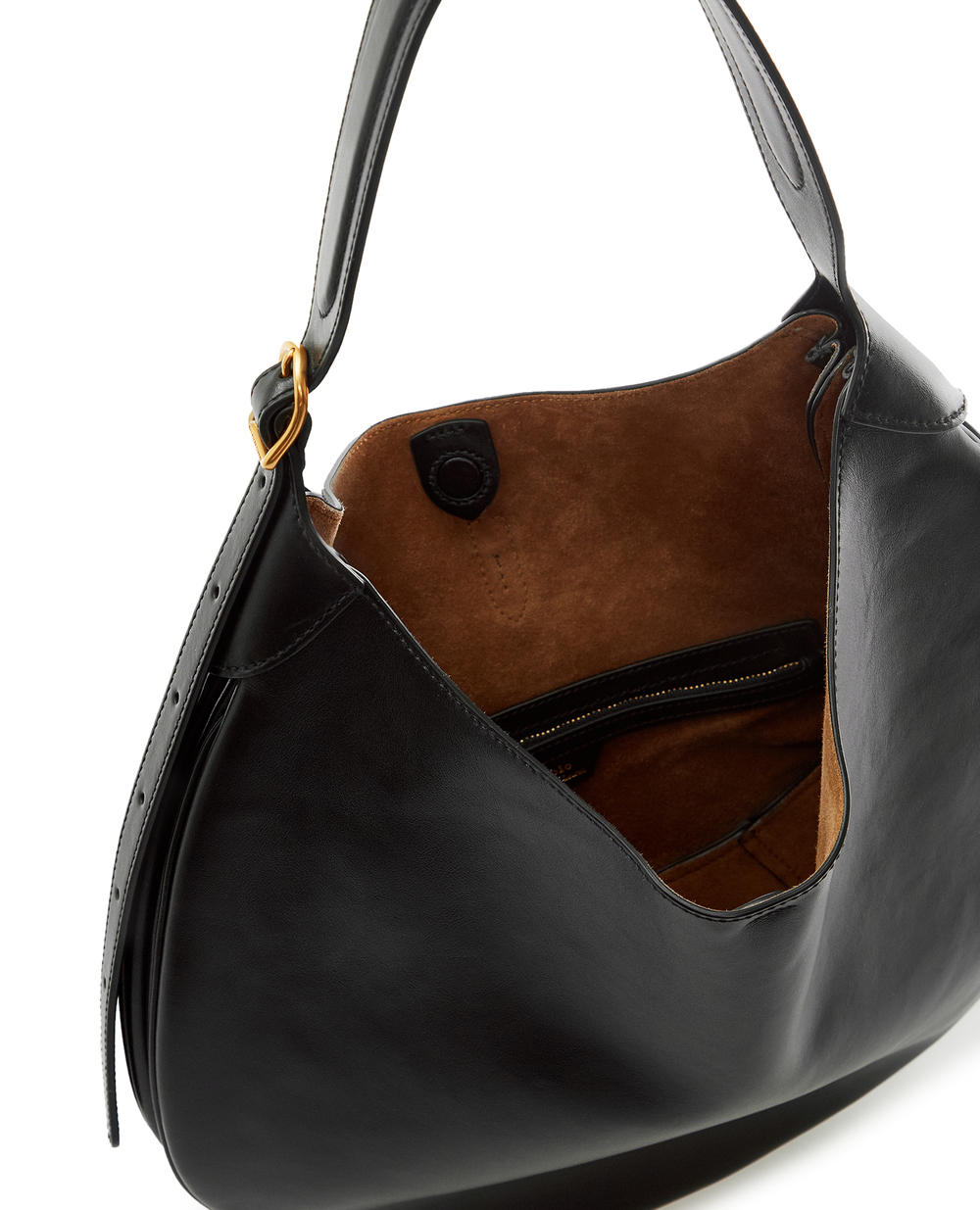 Кожаная сумка Polo Ralph Lauren 428867518001, черный цвет • Купить в интернет-магазине Kameron