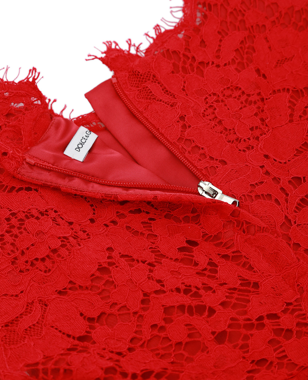 Платье Dolce&Gabbana Kids L52DH0-HLMHW-S, красный цвет • Купить в интернет-магазине Kameron