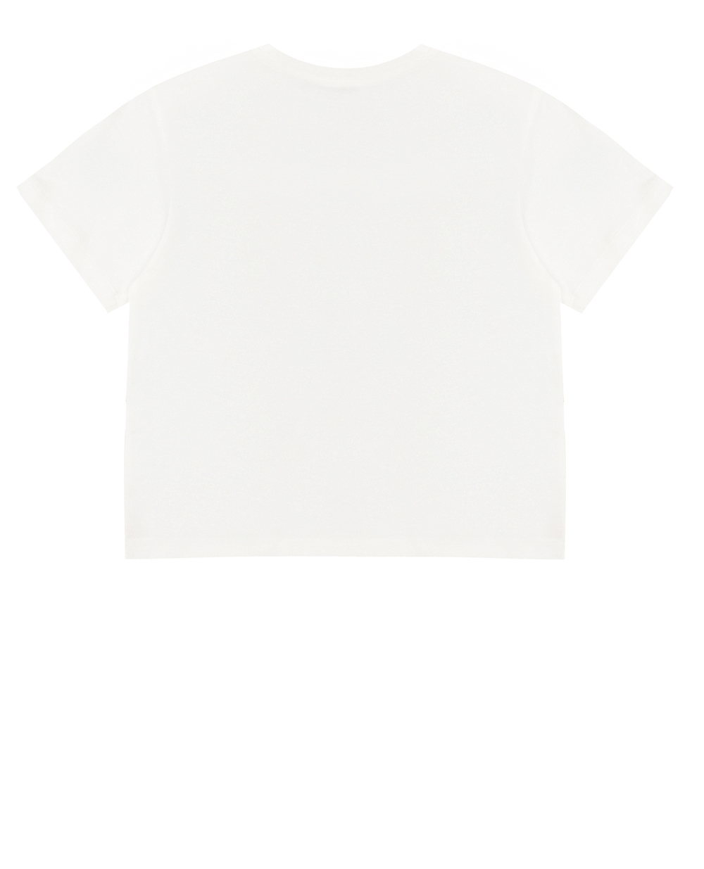 Дитяча футболка Dolce&Gabbana Kids L5JTHW-G7G9T-B, білий колір • Купити в інтернет-магазині Kameron