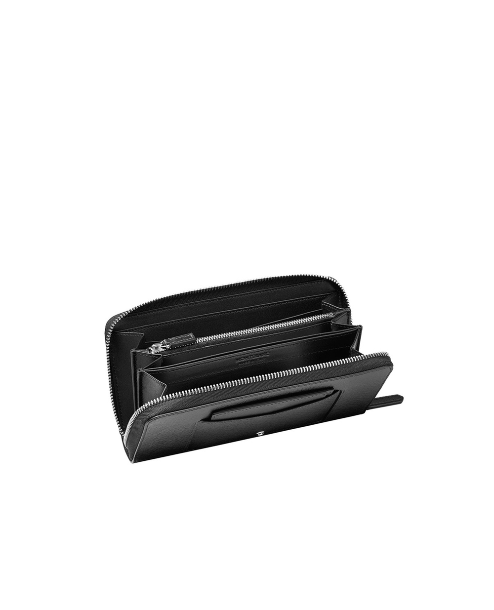 Шкіряний гаманець Montblanc Sartorial Wallet 12cc Montblanc 128664, чорний колір • Купити в інтернет-магазині Kameron