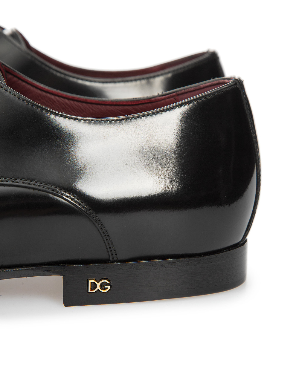 Кожаные дерби Dolce&Gabbana A10465-A1203, черный цвет • Купить в интернет-магазине Kameron
