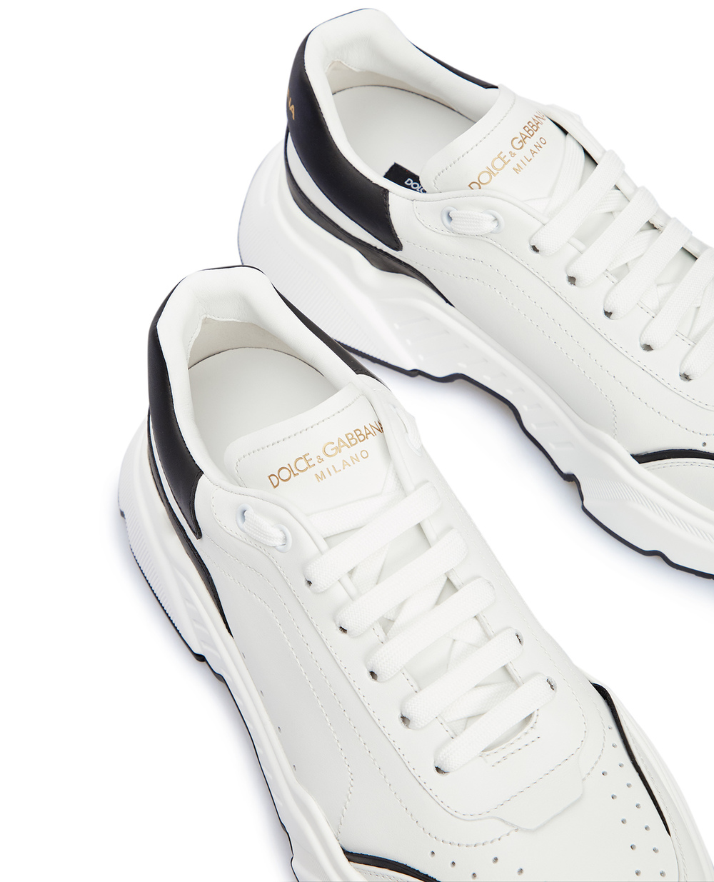 Шкіряні кросівки Daymaster Dolce&Gabbana CS1791-AX589, білий колір • Купити в інтернет-магазині Kameron