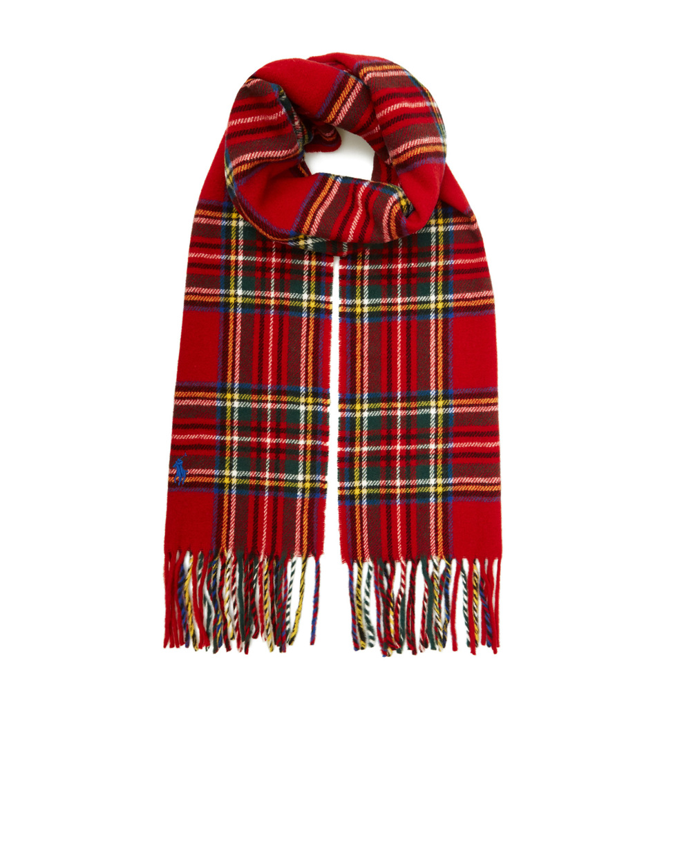 Шерстяной шарф Polo Ralph Lauren 449853956001, красный цвет • Купить в интернет-магазине Kameron
