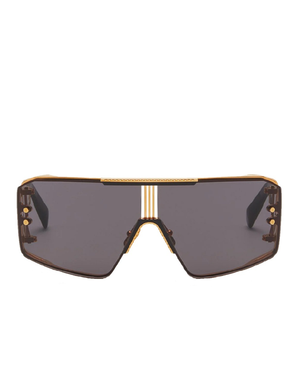 Солнцезащитные очки Le Masque Balmain BPS-146A-147, коричневый цвет • Купить в интернет-магазине Kameron