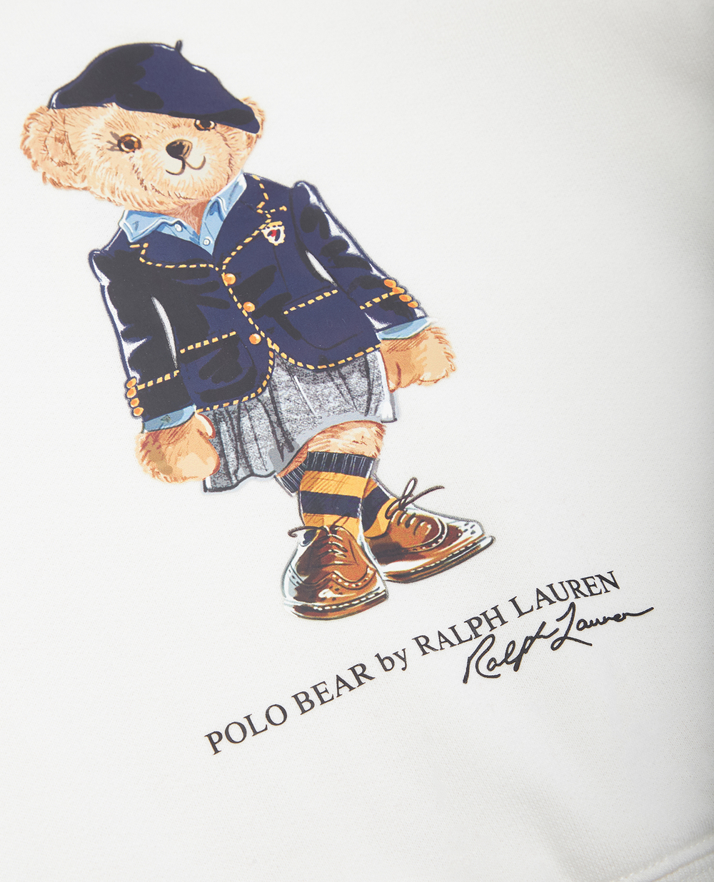 Детский свитшот Polo Bear Polo Ralph Lauren Kids 312877863001, белый цвет • Купить в интернет-магазине Kameron