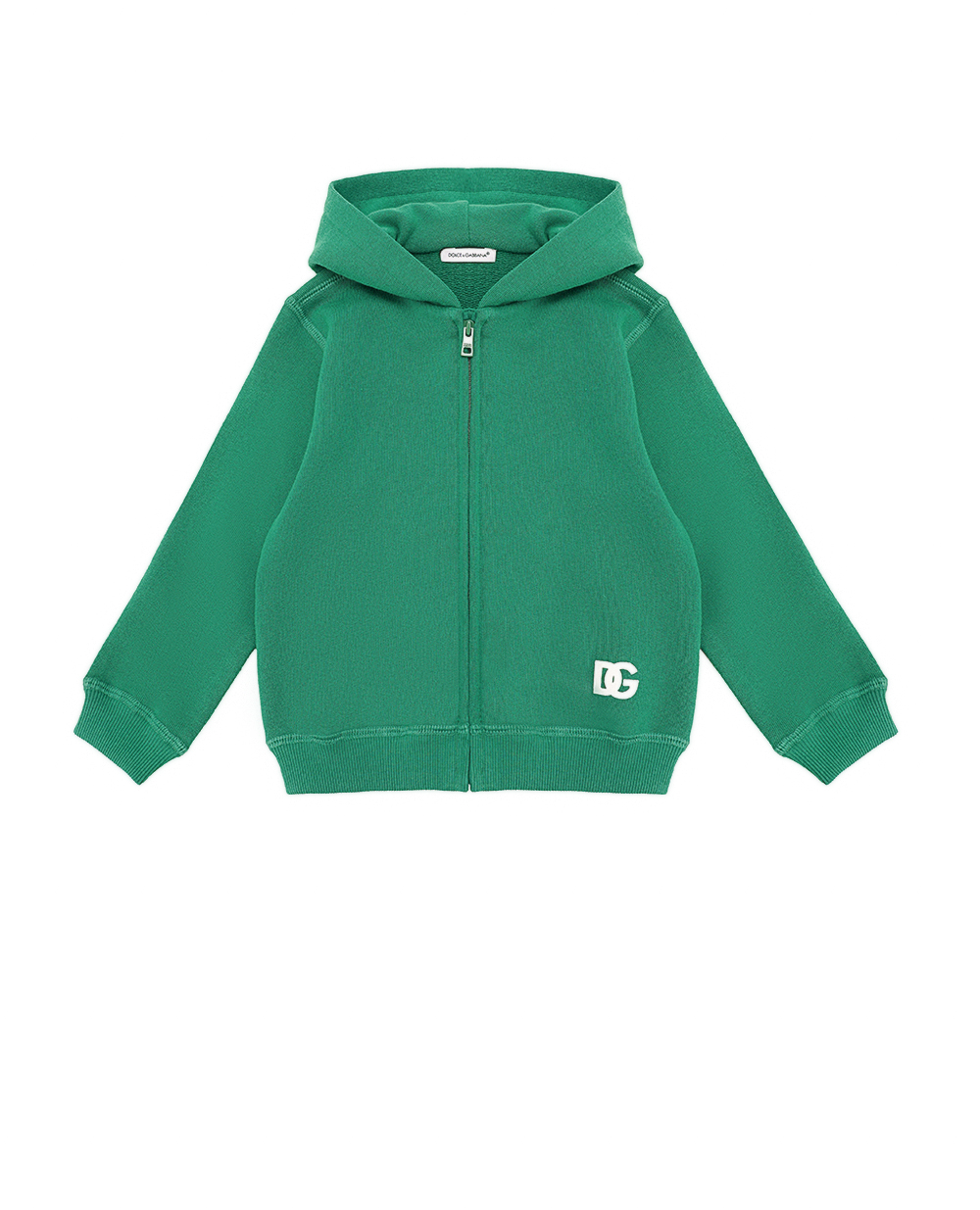 Детская толстовка (костюм) Dolce&Gabbana Kids L1JWIT-G7K8E, зеленый цвет • Купить в интернет-магазине Kameron