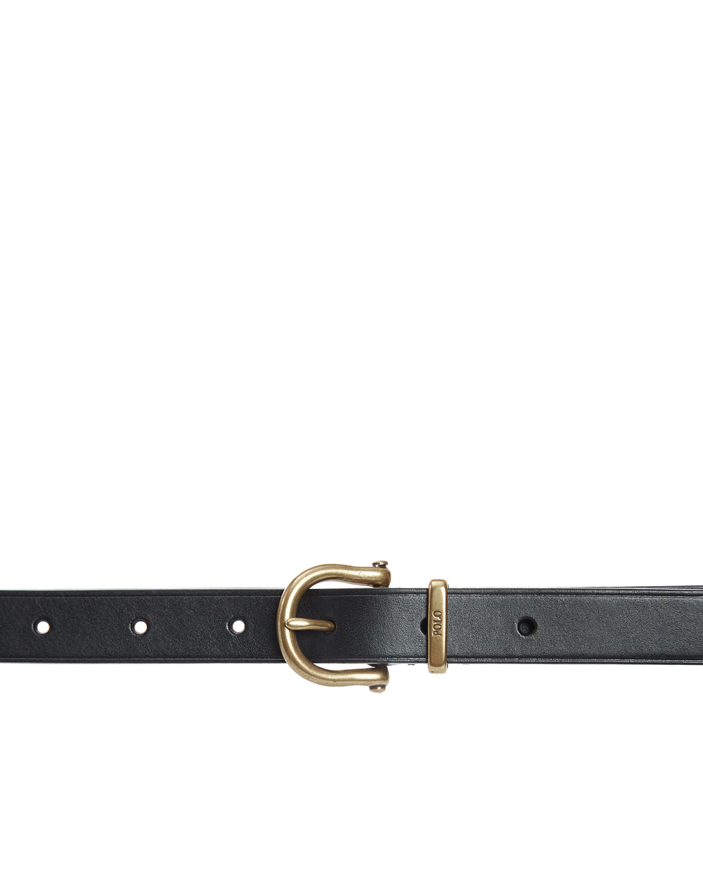 Шкіряний ремінь Polo Ralph Lauren 429796692002, чорний колір • Купити в інтернет-магазині Kameron