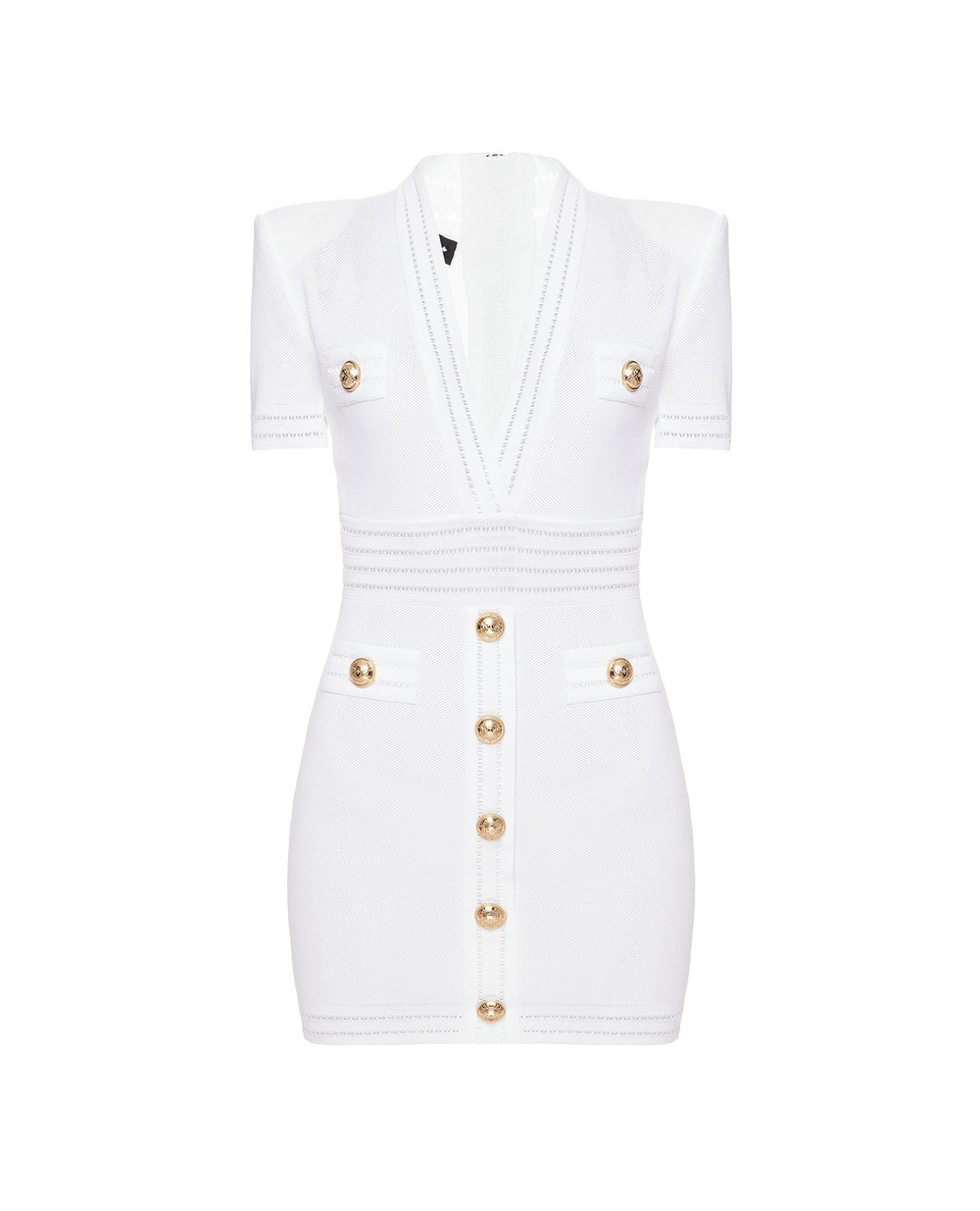 Платье Balmain TF16125K043, белый цвет • Купить в интернет-магазине Kameron