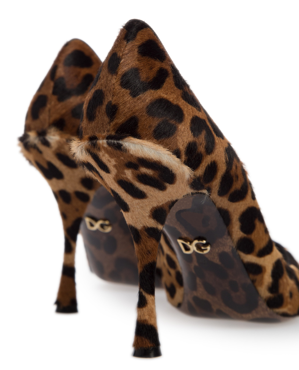 Леопардові човники Lori Dolce&Gabbana CD1018-AZ417, рудий колір • Купити в інтернет-магазині Kameron