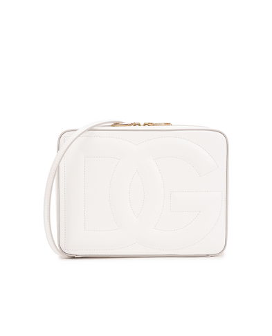 Dolce&Gabbana Кожаная сумка DG Logo Medium - Артикул: BB7290-AW576