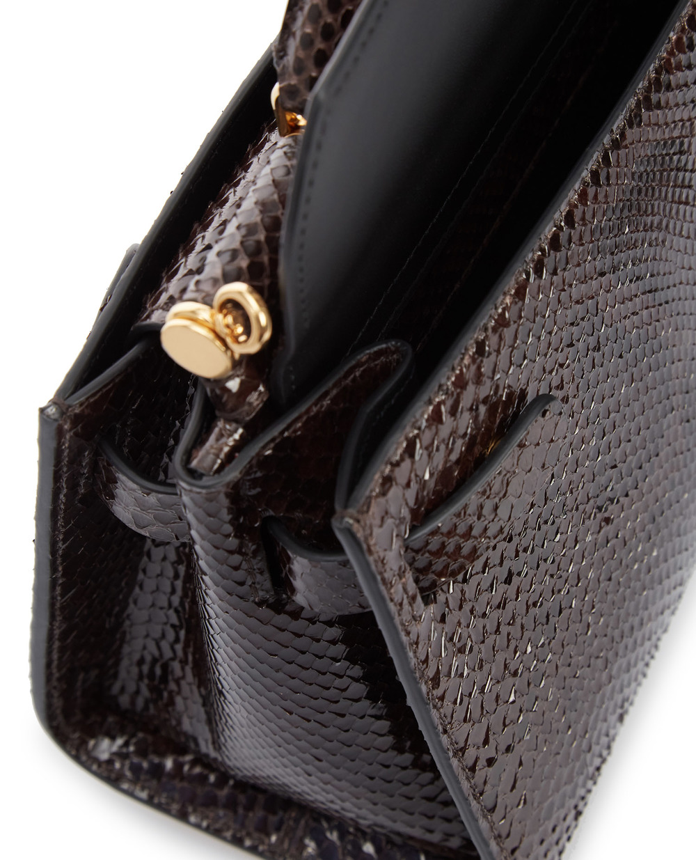 Кожаная сумка Sicily 62 mini Dolce&Gabbana BB6836-A2043, коричневый цвет • Купить в интернет-магазине Kameron