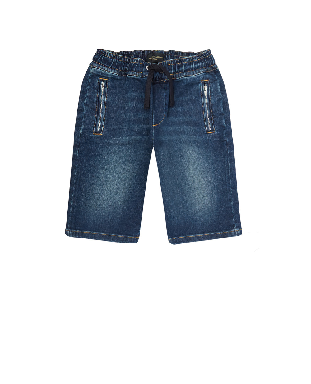 Дитячі джинсові шорти Dolce&Gabbana Kids L42Q47-LD952-B, синій колір • Купити в інтернет-магазині Kameron