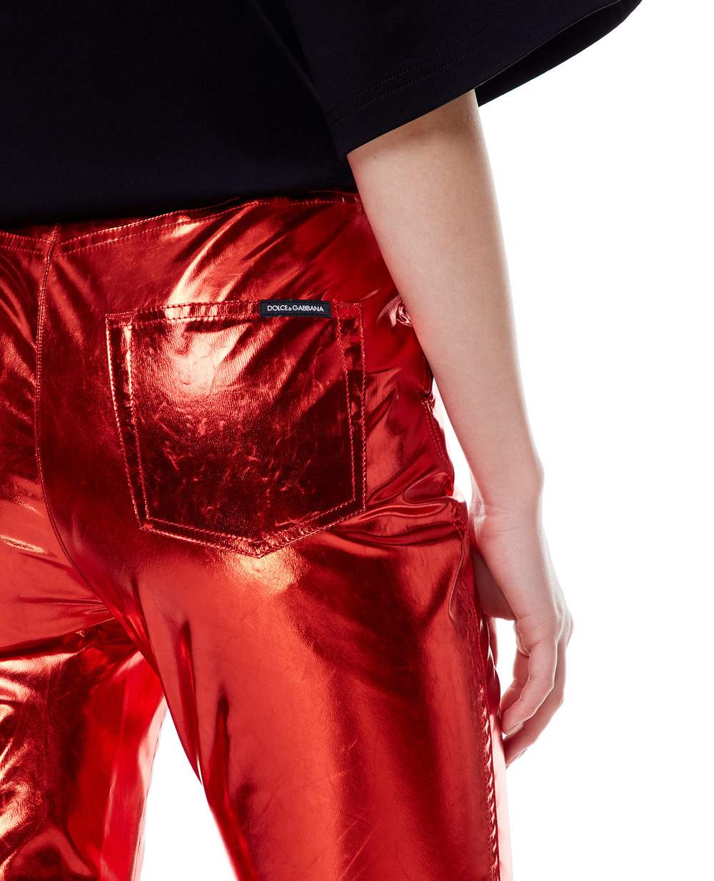 Брюки Dolce&Gabbana FTB9DT-GDAD3, красный цвет • Купить в интернет-магазине Kameron