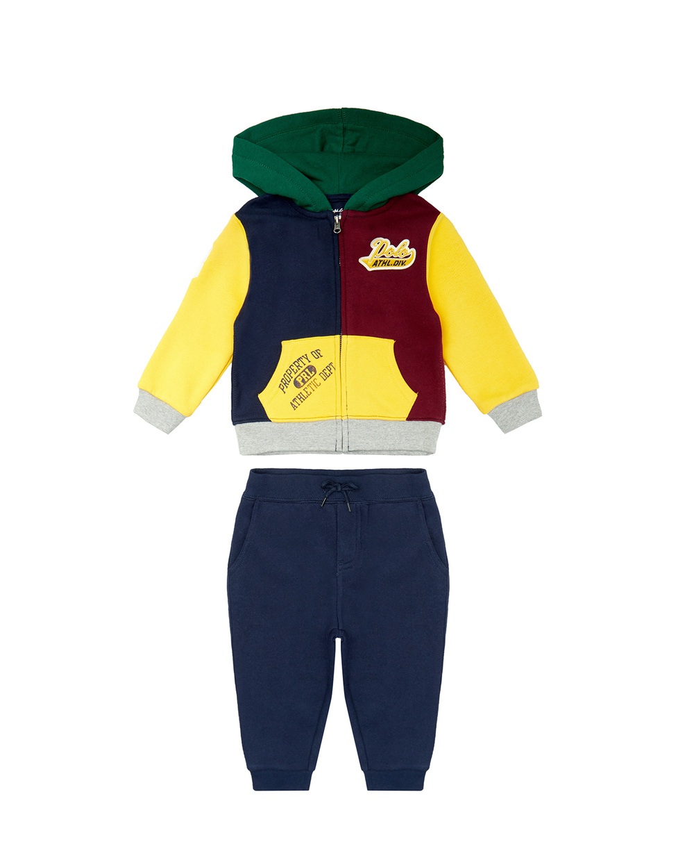 Дитячий спортивний костюм (худі, штани) Polo Ralph Lauren Kids 320799524001, різнокольоровий колір • Купити в інтернет-магазині Kameron