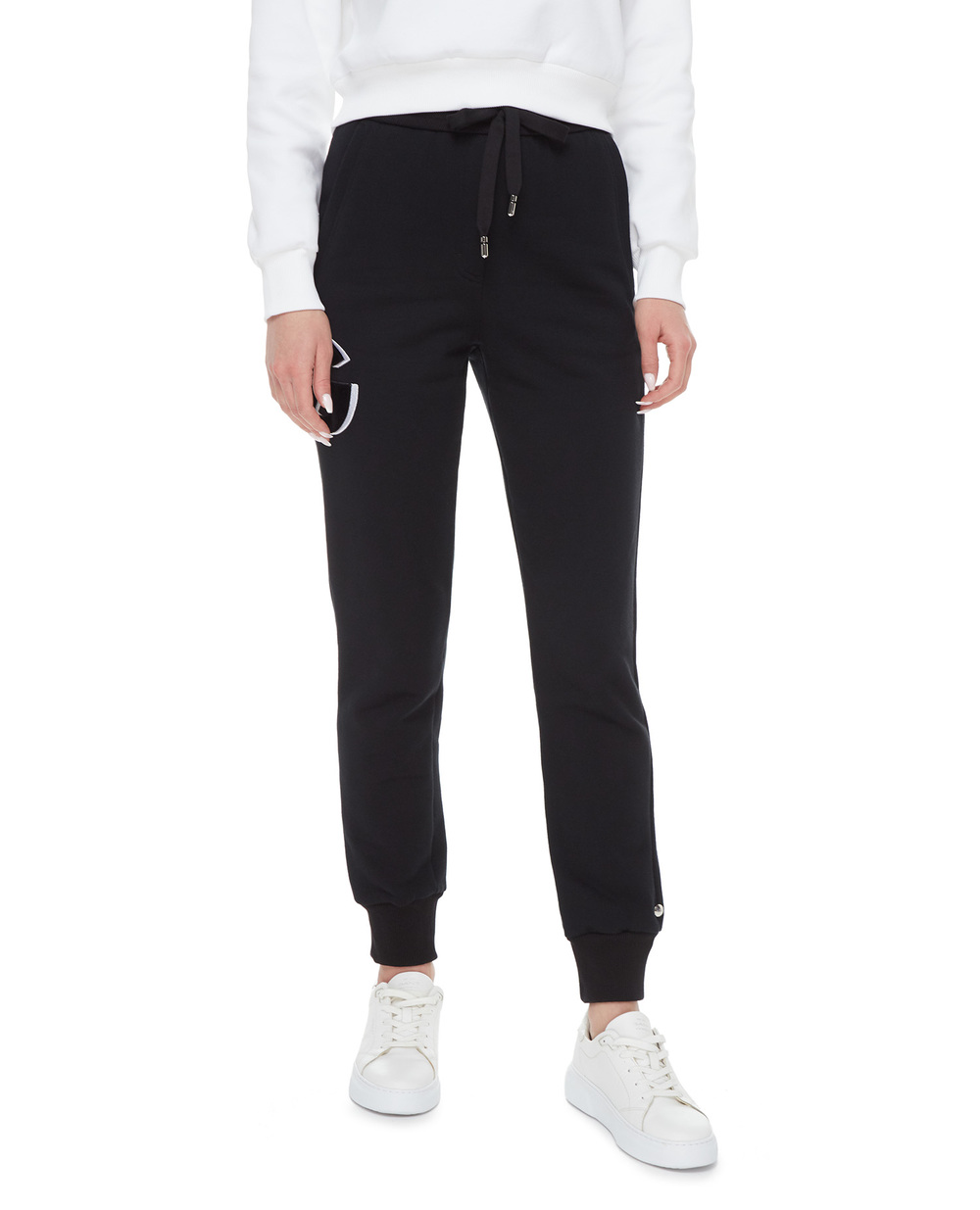 Спортивные брюки Dolce&Gabbana FTCQGZ-G7G3P, черный цвет • Купить в интернет-магазине Kameron