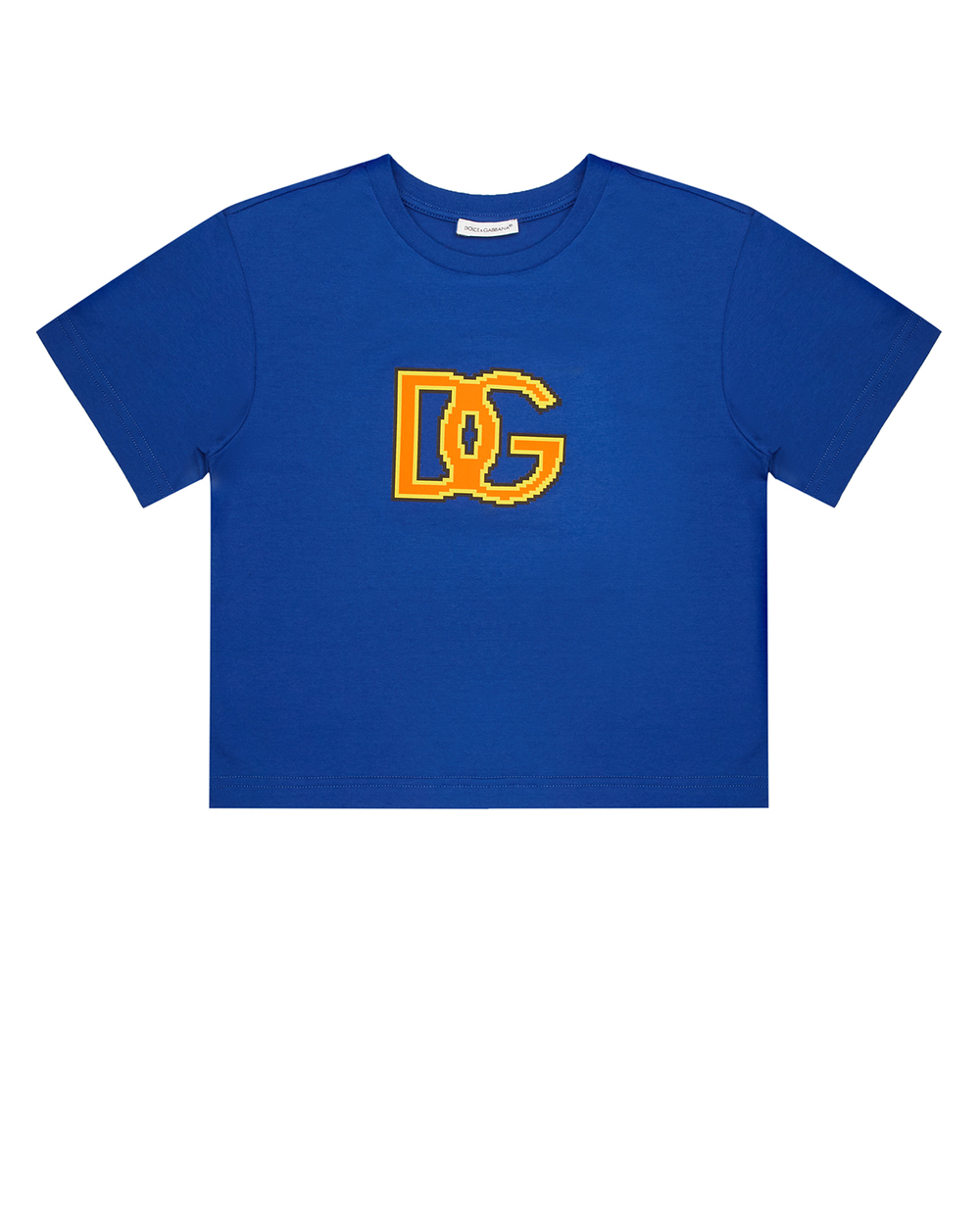Дитяча футболка Dolce&Gabbana Kids L4JTEY-G7H3H-B, синій колір • Купити в інтернет-магазині Kameron