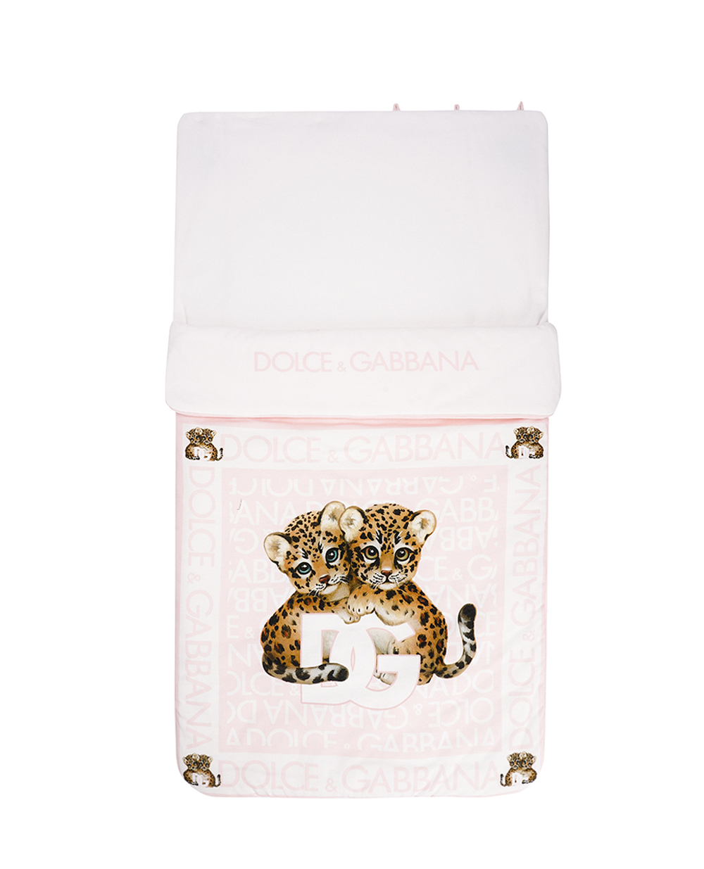 Детский конверт Dolce&Gabbana Kids LNJAD8-G7KQ9, розовый цвет • Купить в интернет-магазине Kameron