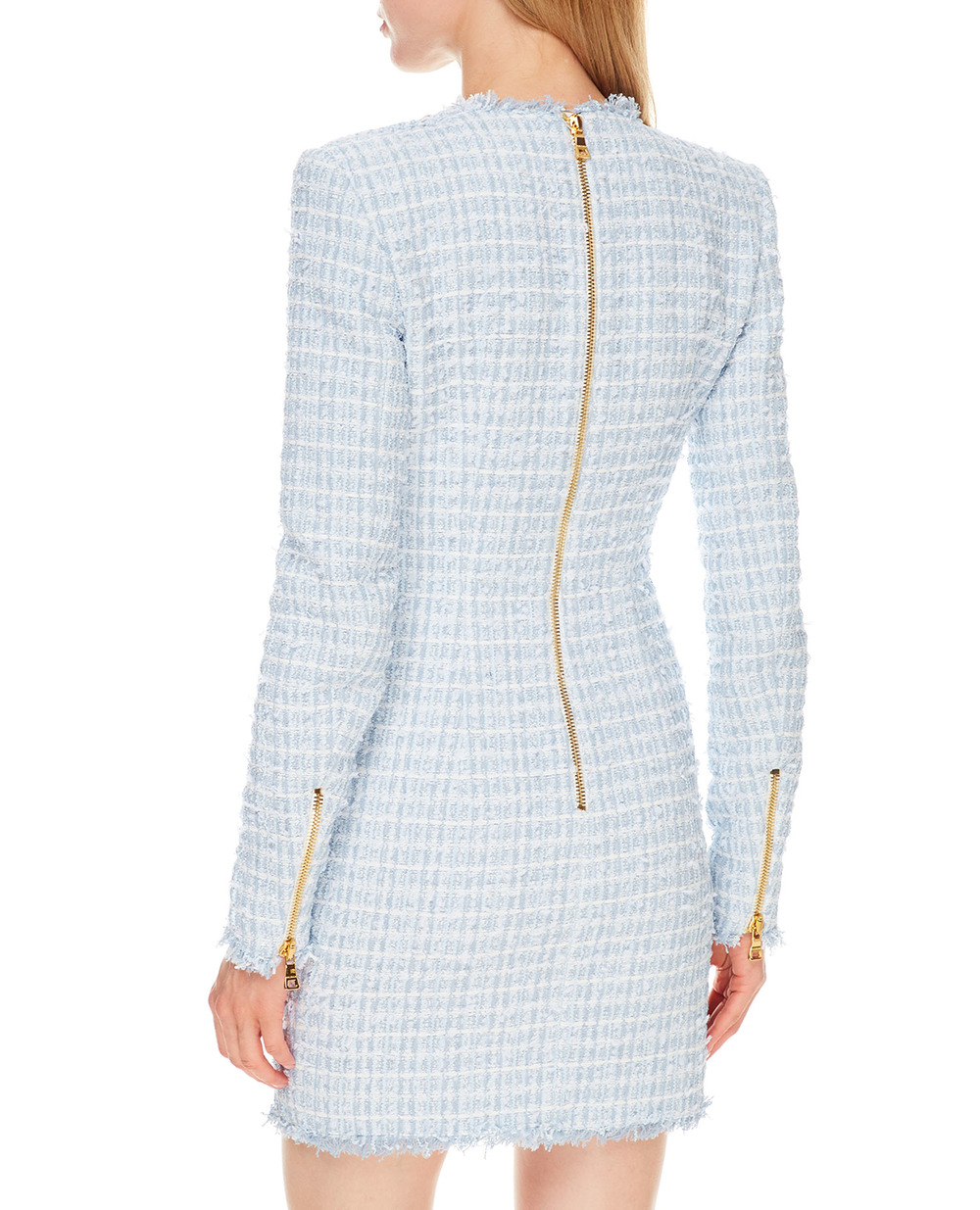 Платье Balmain WF1R8000X490, голубой цвет • Купить в интернет-магазине Kameron