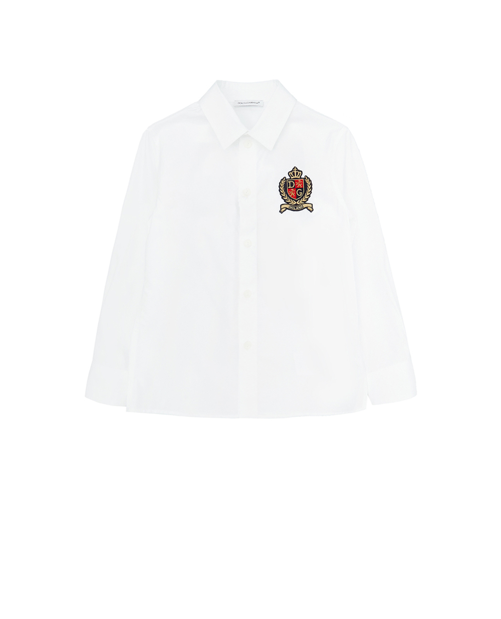 Детская рубашка Dolce&Gabbana Kids L42S70-G7A8C-S, белый цвет • Купить в интернет-магазине Kameron
