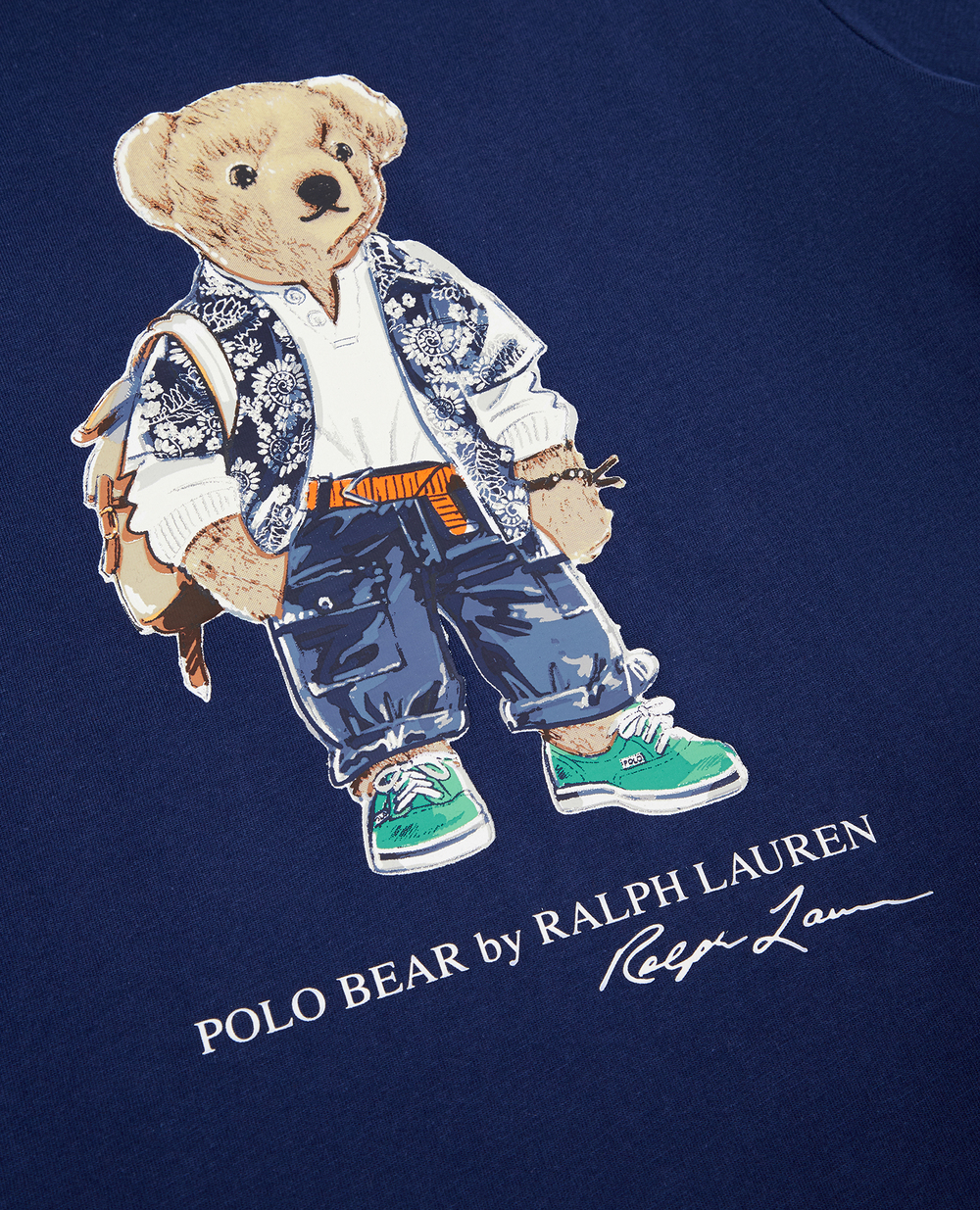 Дитяча футболка Polo Bear Polo Ralph Lauren Kids 322853828018, синій колір • Купити в інтернет-магазині Kameron