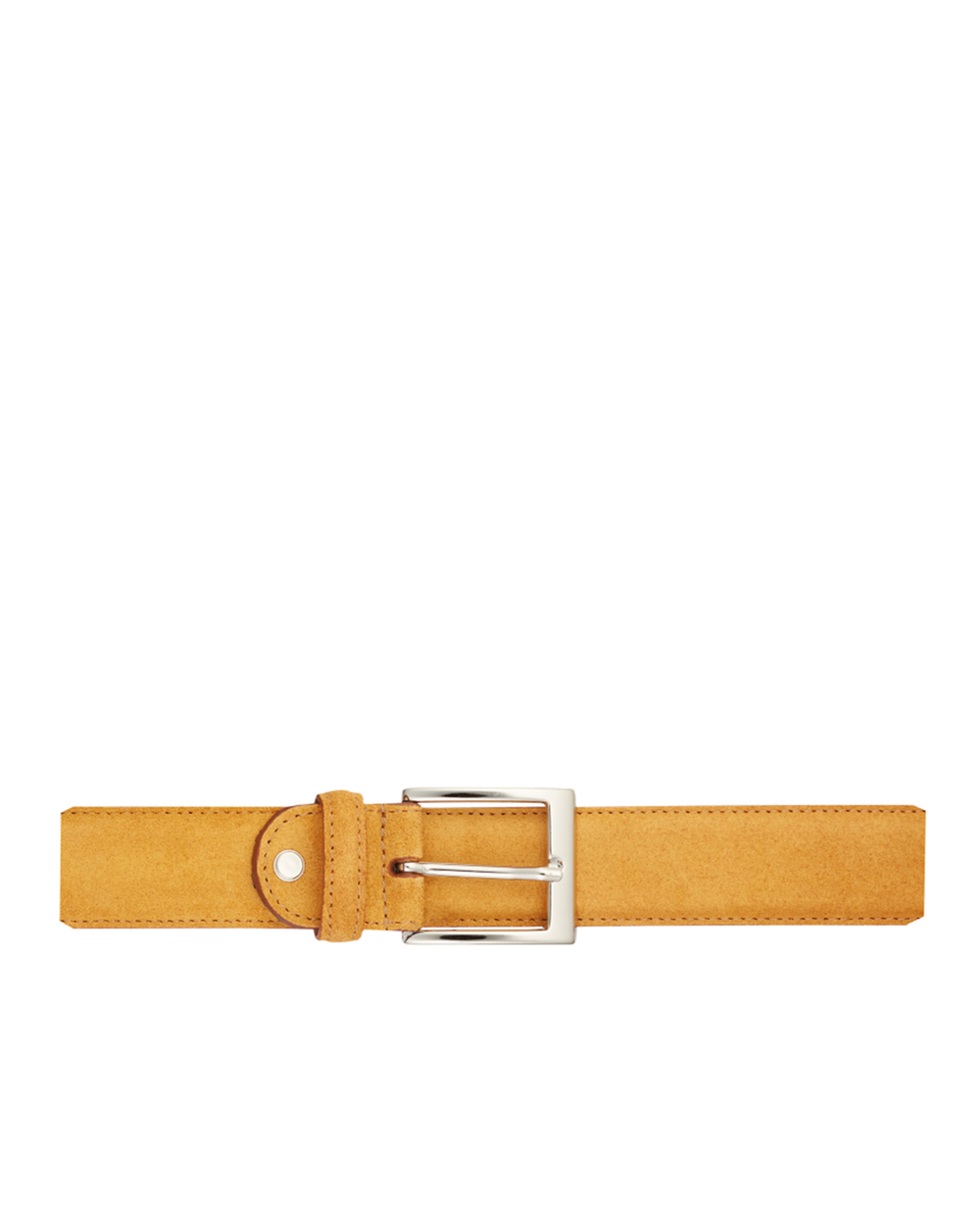 Замшевый ремень ISAIA FB0070.PLF04, желтый цвет • Купить в интернет-магазине Kameron