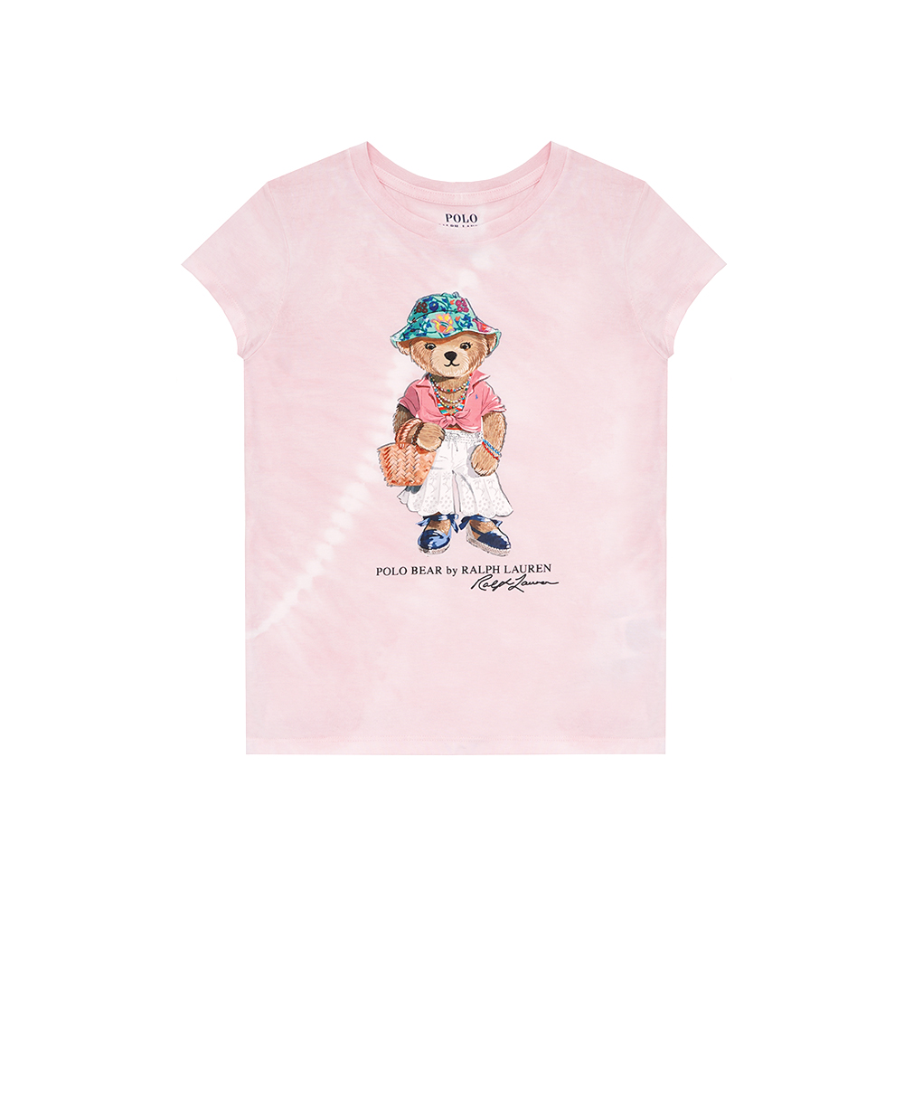 Детская футболка Polo Bear Polo Ralph Lauren Kids 313935441001, розовый цвет • Купить в интернет-магазине Kameron
