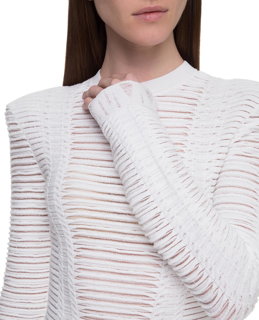 Платье Balmain TF16231K017, белый цвет • Купить в интернет-магазине Kameron