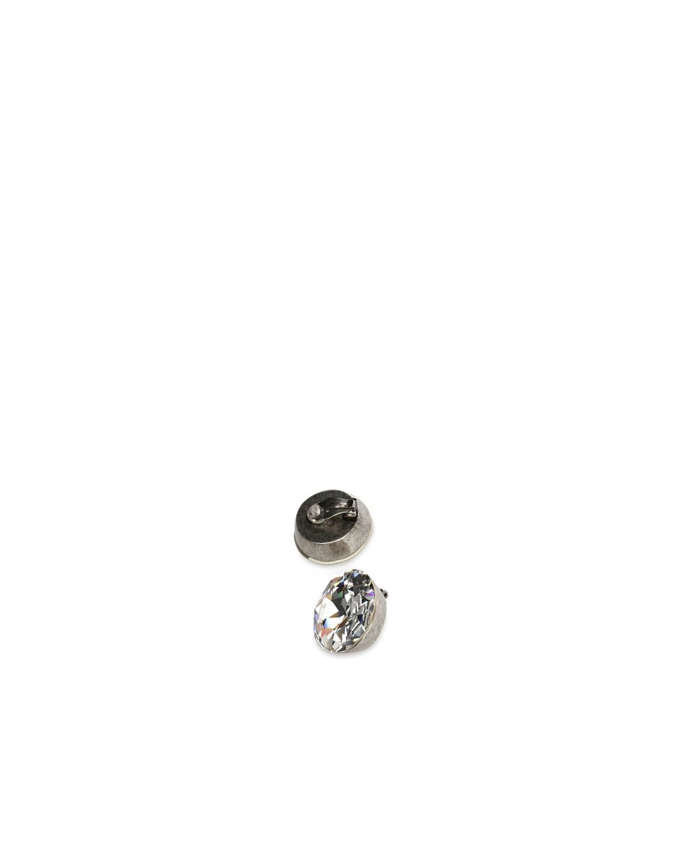 Кліпси Smoking Saint Laurent 594183-Y1526, срібний колір • Купити в інтернет-магазині Kameron