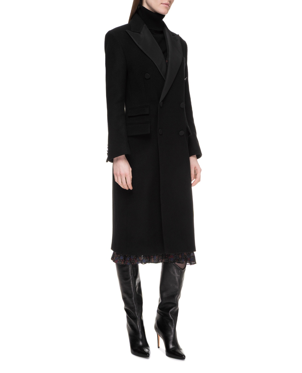 Вовняне пальто Polo Ralph Lauren 211765146001, чорний колір • Купити в інтернет-магазині Kameron