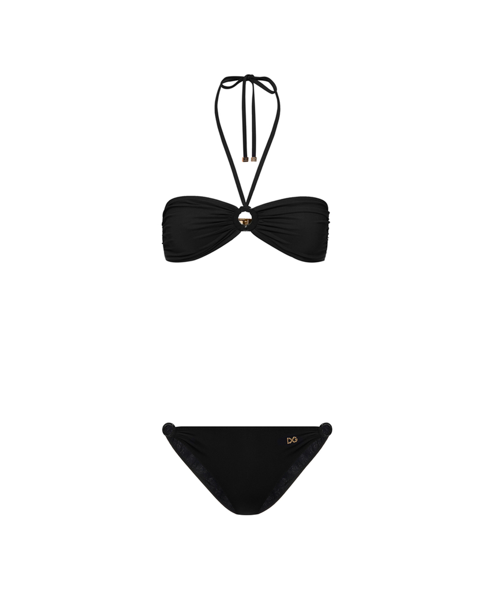 Купальник Dolce&Gabbana O8A68J-FUGA2, чорний колір • Купити в інтернет-магазині Kameron