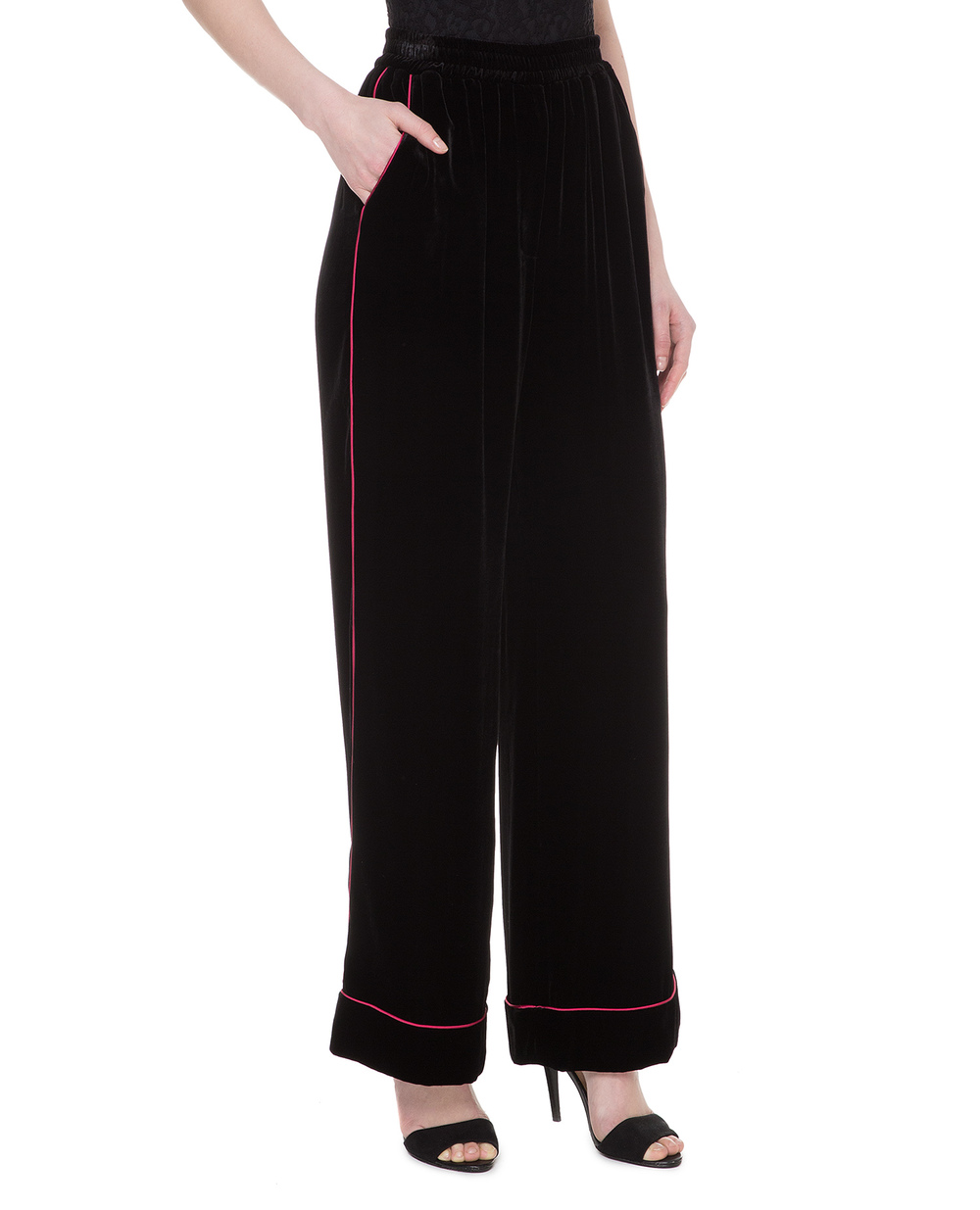Низ от пижамы Dolce&Gabbana FTAMPT-FUVKQ, черный цвет • Купить в интернет-магазине Kameron