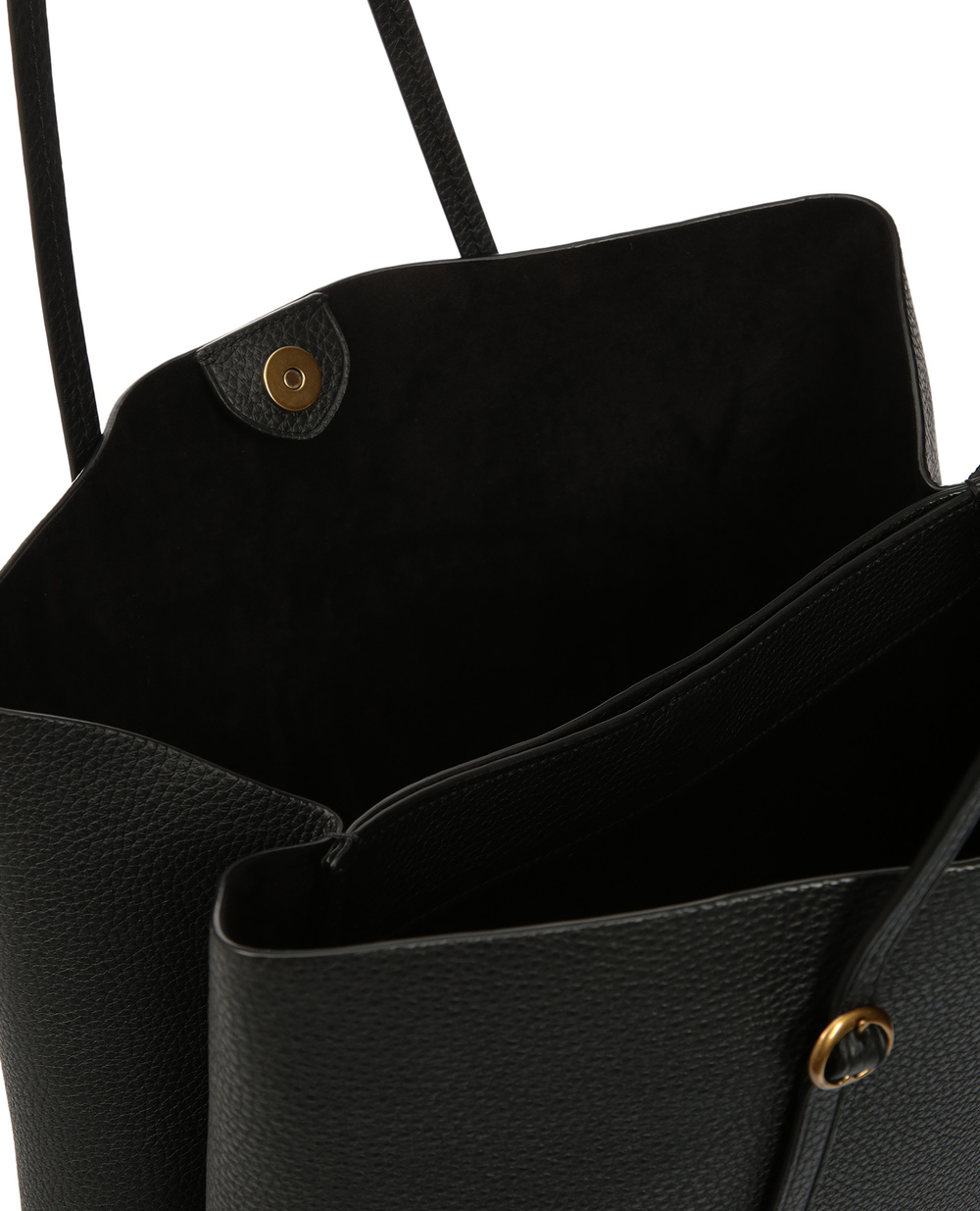Шкіряна сумка Polo Ralph Lauren 428735420001, чорний колір • Купити в інтернет-магазині Kameron